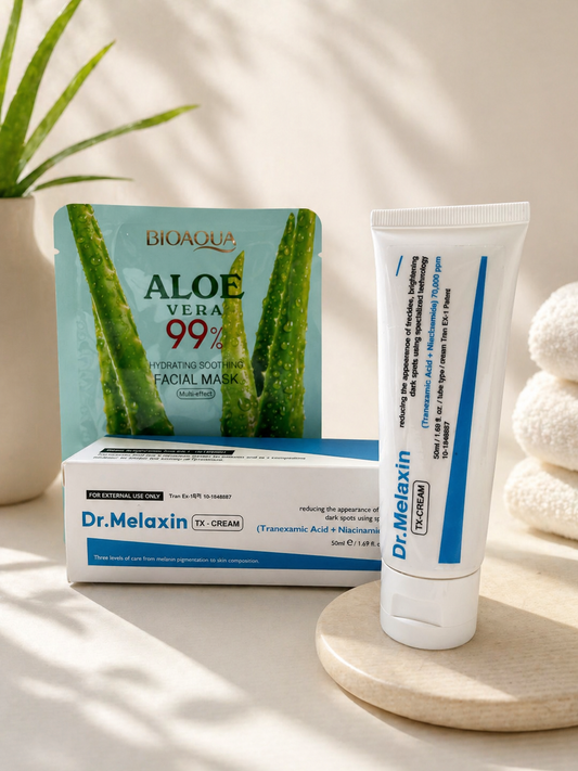 NUEVO! Melaxin TX Korean Aclarante+Mascarilla de REGALO