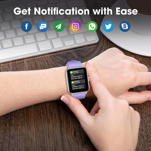 INCREIBLE RELOJ INTELIGENTE SMART DE MUJER, FUNCIONA PARA IPHONE Y ANDROID.